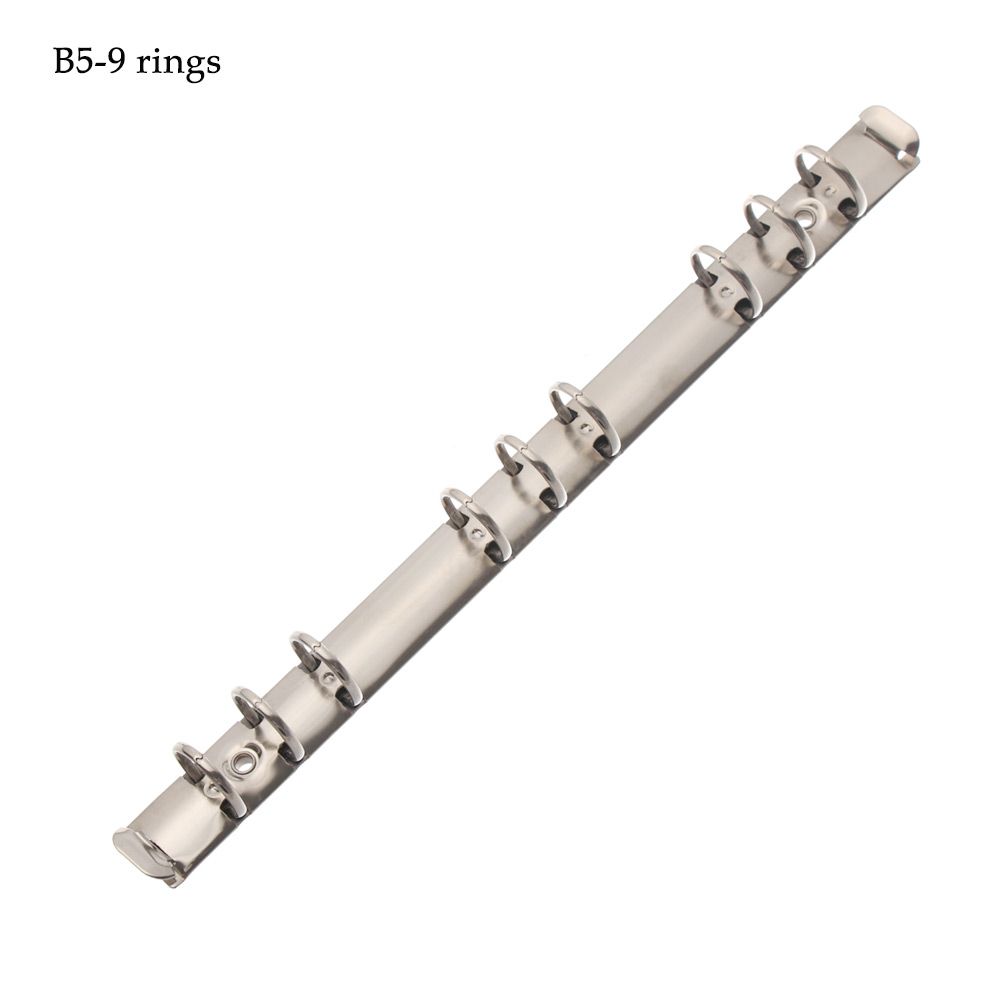 Metal Accessory Refillable Ring Binder Loose-leaf File Folder Notebook Binding Hoops Binder Clip