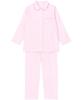 EP3001 Long Sleeve Pajamas with Pima Soft To the Collared Shirt Size S Wing/Wacoal Women's Pants, 100% Cotton, Touch, Style,