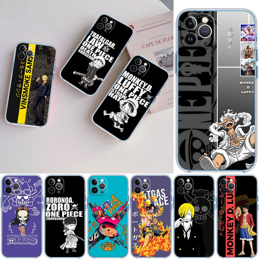 One Piece Anime Soft Shell Transparent Phone Case for Samsung Galaxy A04 A04S A14 A23 A34 A54 M23 M33 M52 M53