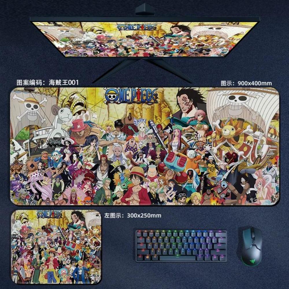Námornícky Kráľ Animácia Periféria Roztomilý ONE PIECE Kožený Podložka pod myš Chlapci Nadrozmerná Malá E-športová Hra Kancelária Počítačová Podložka pod klávesnicu Podložka na stôl pre notebook