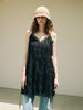 OUEL Lace Slip Mini Dress_Black