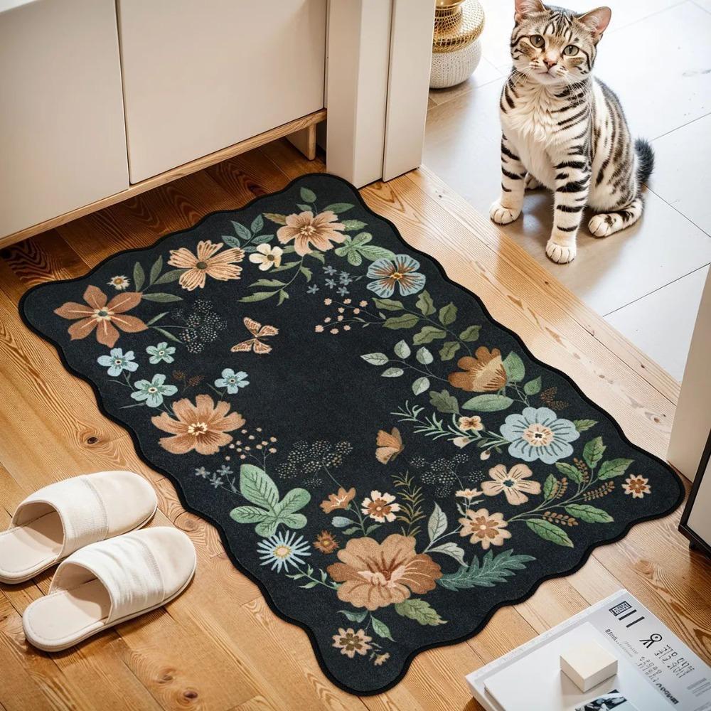 Washable Indoor Door Mat Non-Slip Entrance Mat New Small Kitchen Rug  for Bathroom Bedroom