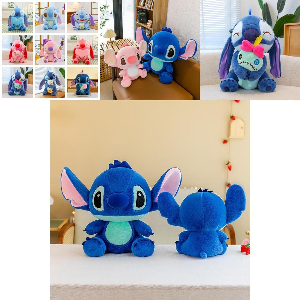 Adorable Blue Stitch Plush Duck Toy Soft Cuddly Stuffed Animal Pillow For Kids