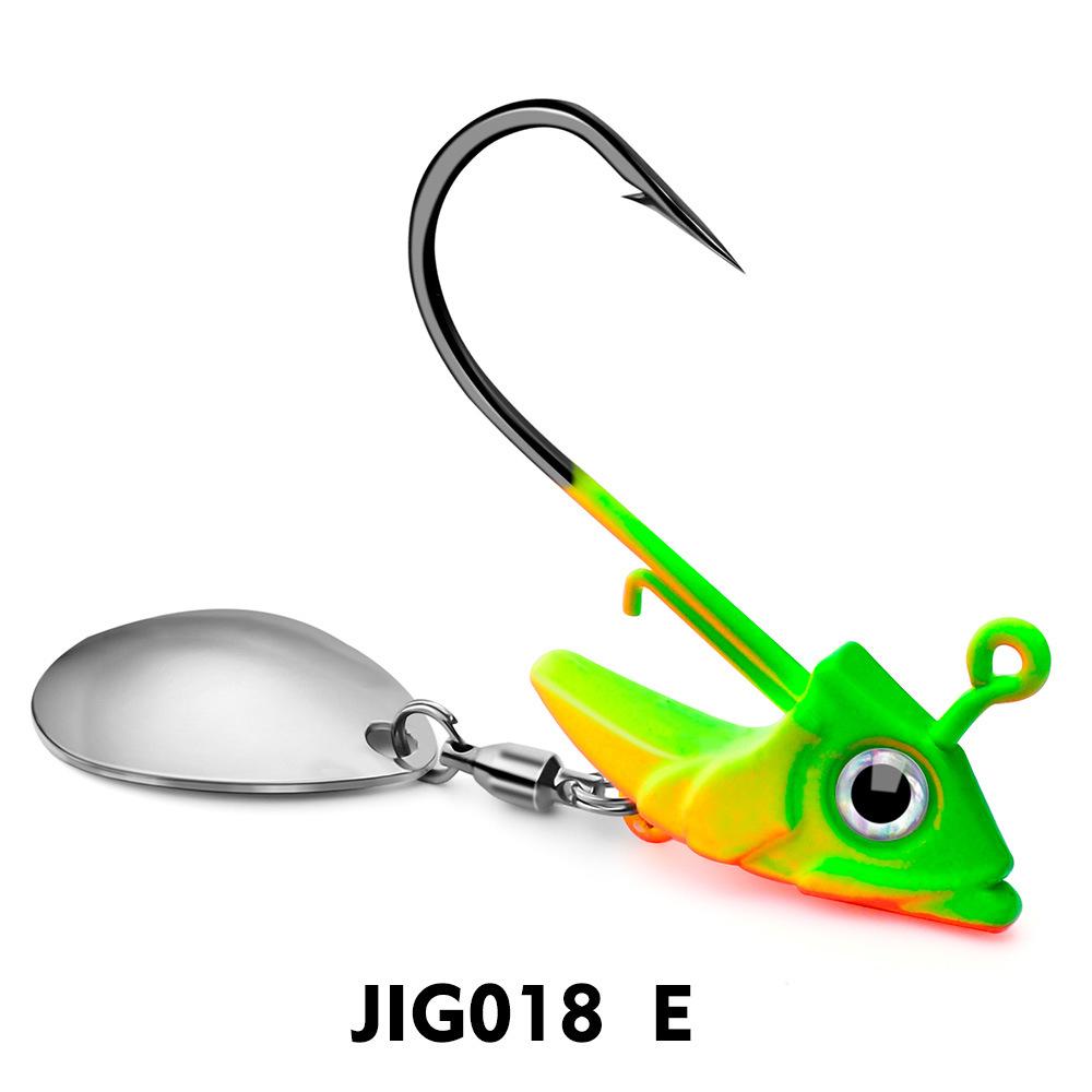Fish Head Lead Hook Soft Fish Counterweight Anti Hanging Bottom Fish Hook Lures