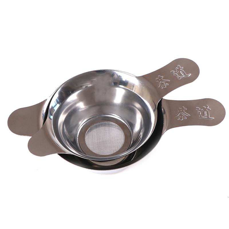 Stainless Steel Tea Filter Fine Mesh Tea Leaf Funnel Tea Strainer Accessories
