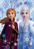 Epoch 108-Piece Jigsaw Puzzle Disney Elsa & Anna (Icy White) [Puzzle Decoration] (18.2x25.7cm)
