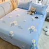 Printing Fashion Cotton Bed Sheet Bedspread Skin-friendly Washed Quilt Bedspread Bedcover Mattress Cover  (No Pillowcase)