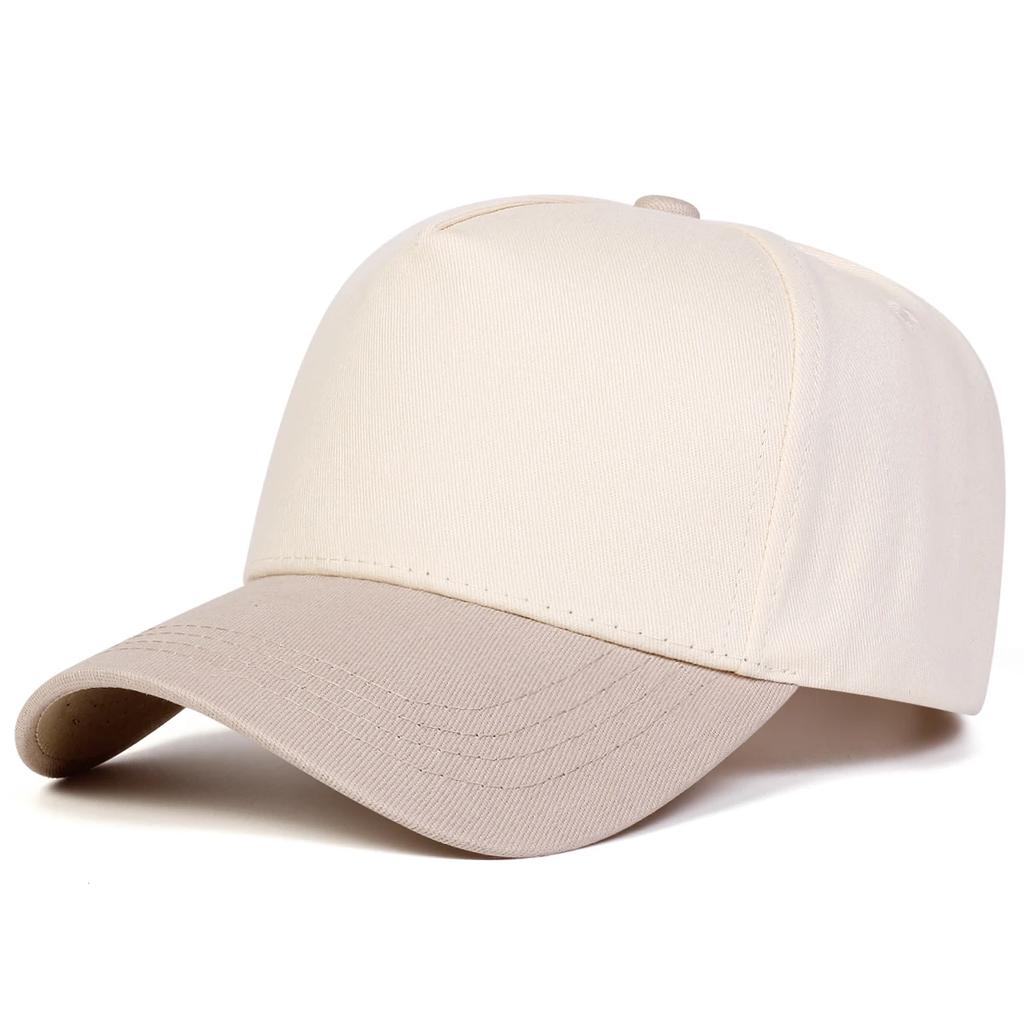 Unisex Ljus Panel Färgblockerad Basebollkepsar Vår Höst Utomhus Justerbar Casual Hattar Solskyddshatt Sportkeps
