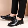 New Leather Shoes for Men  Business Men Dress Shoes Comfortable Flats Oxford Breathable Men Party Wedding Shoes