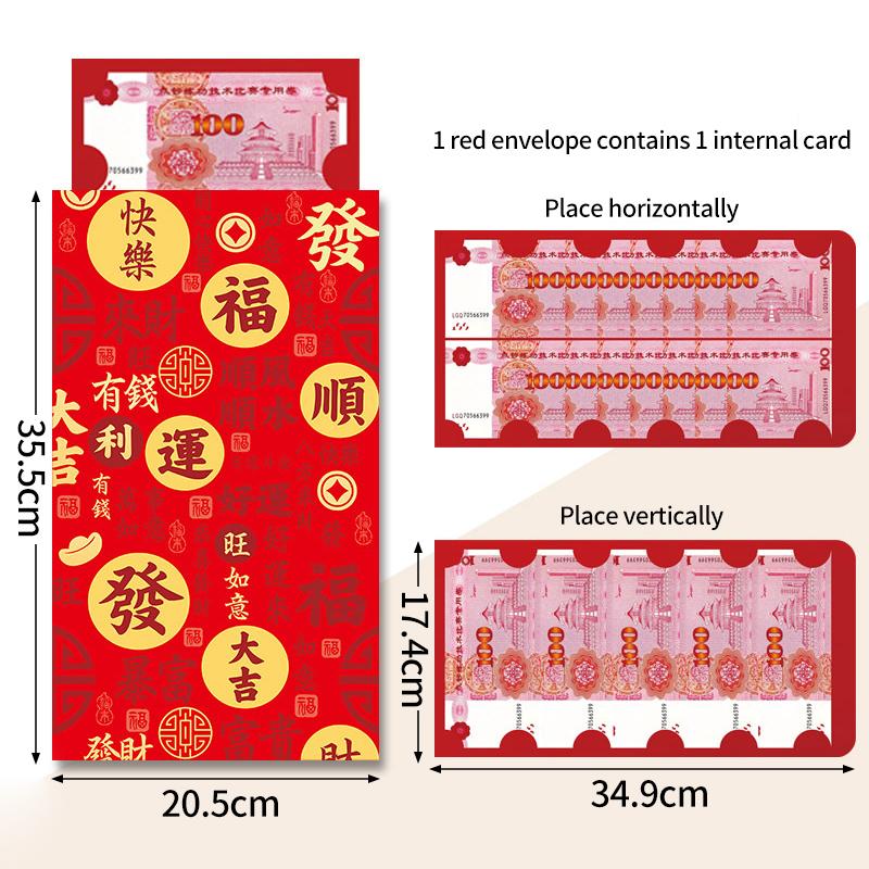Horse Year Red Envelope Creative Spring Festival Blessing Hongbao Red Envelope Lucky Money Bags Chinese Latest Year Supplies