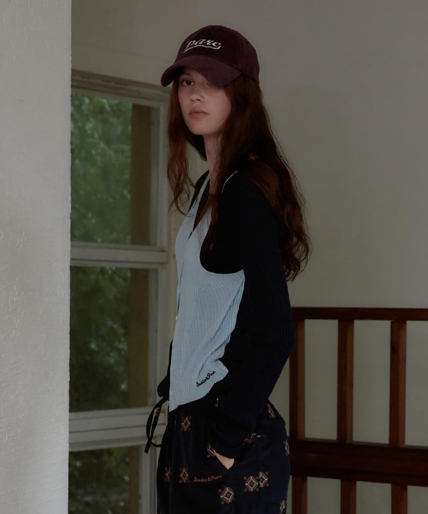 Seutyudioaenpaleukeu Parc Corduroy Ball Cap_Violet