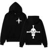Cartoon Anime Couple Hooded Sweater European Size Print Wei Skull