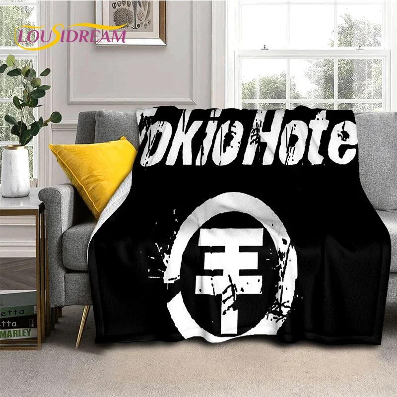 Couverture Douce en Flanelle Rock Band Tokio Hotel Bill Kaulitz pour Lit Chambre Canapé Pique-nique, Couverture Jetée pour Couvrir Loisirs Extérieurs Cadeau