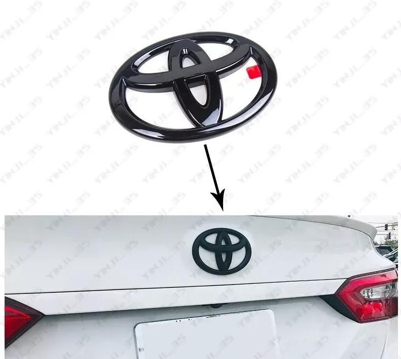 CKMY4 ABS Car Logo Black Covering Cover Badge Kit Is Suitable for Toyota 2018-2024 Camry XLE SE LE Car Accesorios PT948-03191-02