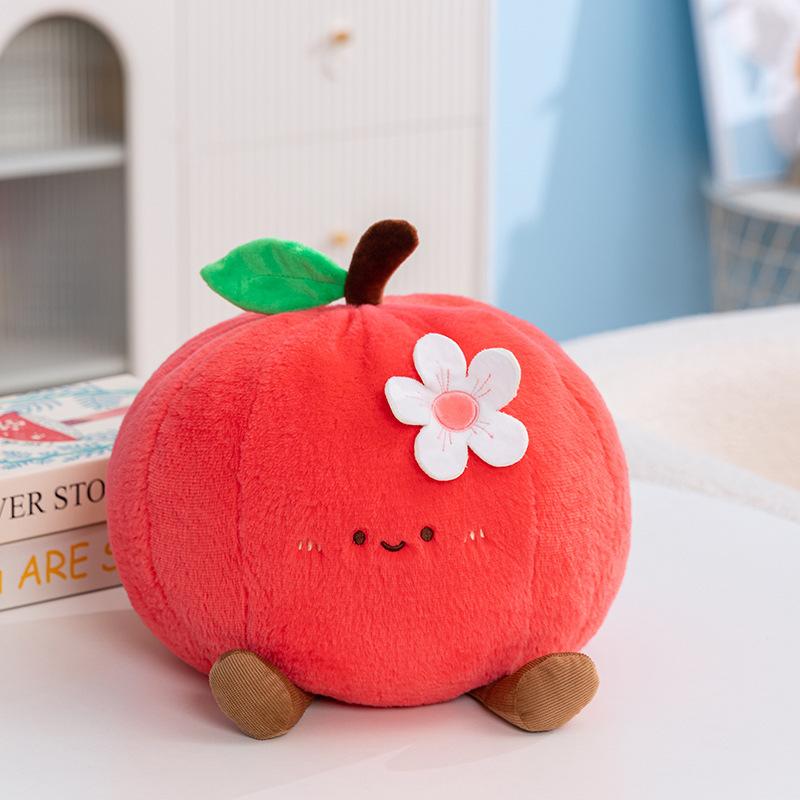 Cute Fruit Pillow Super Soft Plush Doll Strawberry Watermelon Coconut Simulation Pillow