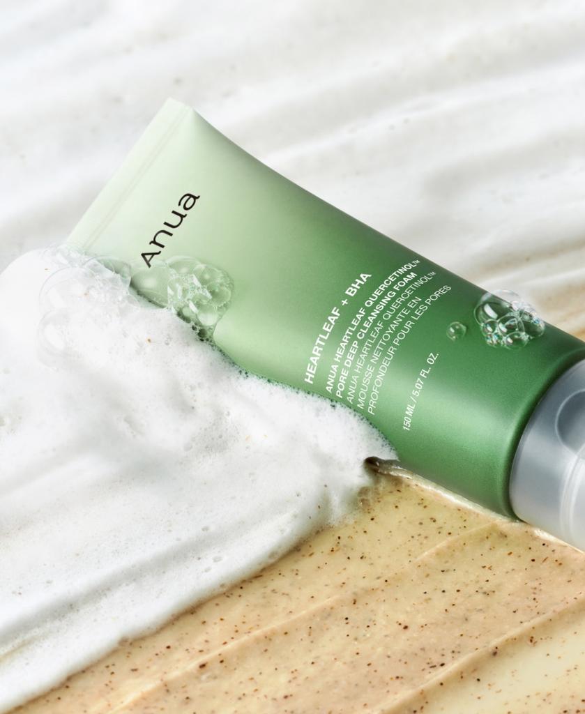 Anua Heartleaf Quercetinol Espuma de Limpeza Profunda de Poros 150ml