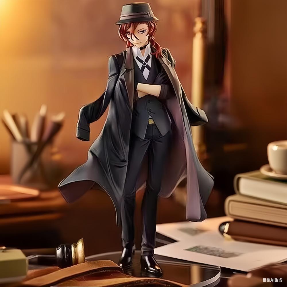 18cm Bungo Stray Dogs Figure Nakahara Chuuya Dazai Osamu PVC Action Figure Collectible Model Toys Kid Gift Ornaments Doll Toy