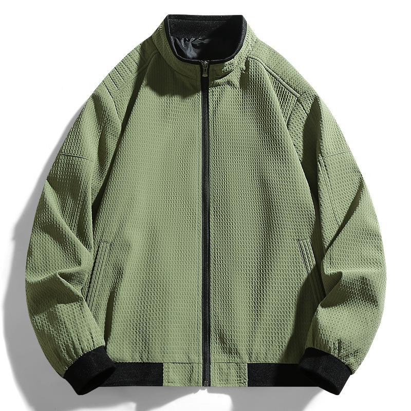 New Men's Jacquard Casual Jacket Autumn Explosion Men's Casual Top Jacket Jacket