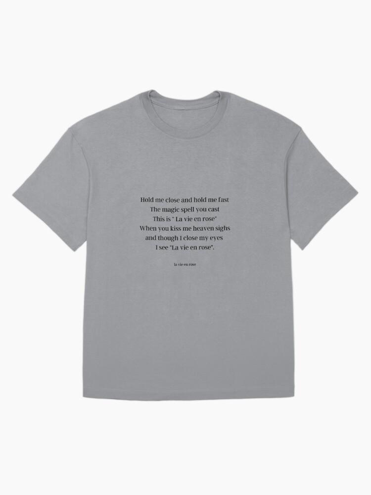Édith Piaf La Vie En Rose Oversized T-Shirt