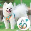 Daily Public Small and Medium-sized Dog Dog Harness with Leash, Sky