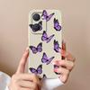 For Vivo Y03 4G Phone Case Butterfly Cute Cat Lightweight Liquid Silicone Camera Protection Back Cover For Vivo Y 03 Funda Shell