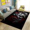 3D Cartoon Drache Bereichsteppich Groß, Teppich für Wohnzimmer Schlafzimmer Sofa Fußmatte Küchendekoration, Kinder Spiel Rutschfeste Bodenmatte