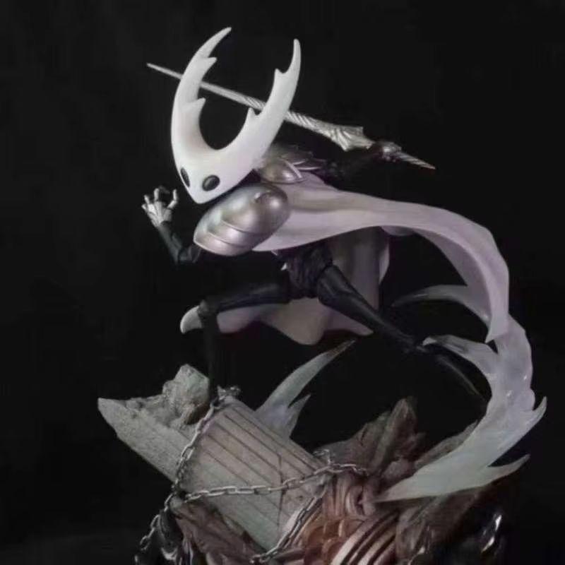 Hollow Knight Pure Vessel 34CM Battle Form Mode KO Action Figure Tabletop Decoration Piece Decor Game Collector-Worthy Statue Present For Fans