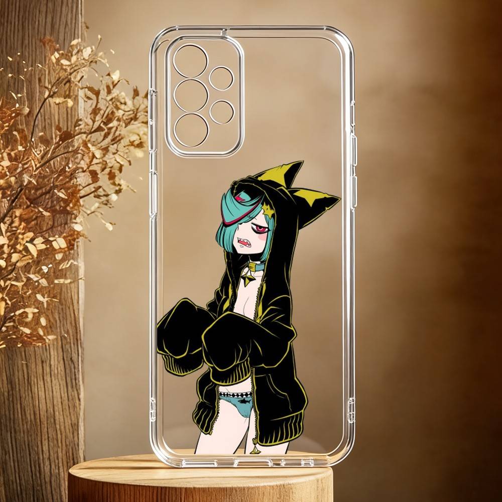 Gushing Magical Girls Manga Phone Case For Samsung Galaxy A71,A70,A52,A51,A40,A30 Transparent Cover