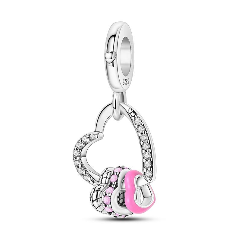 copper Girls Love Beauty Charm Bead Charms Perfume Pendants Bead Charms Jewellery Compatible With MULA Authentic Bracelets Ideal For Women Do It Yours