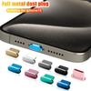 USB C Anti Dust Plugs Type-C Metal Dust Cover Mobile Phone Dust Protectors Cap Designed for iPhone 17/16 Plus/16 Pro/17 Pro Max