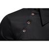 Men S Long Sleeve Solid Color Slim Fit Casual Shirt