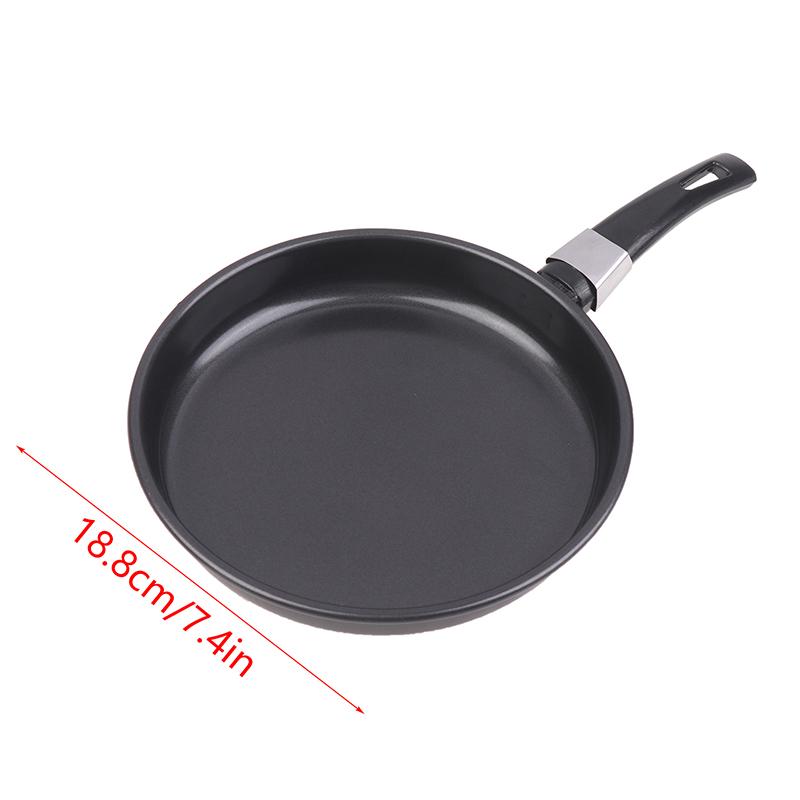 Mini Frying Pan Non-Stick Thickened Stainless Steel Frypan Pot Fried Eggs Saucepan Gas For Home Use Kitchen Cookware+