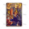 Rostige Kakao- und Schokoladen-Metallplakette Vintage-Poster Metallblechschild Retro Eisdiele Metallplatte Heimbar Café Industriedekor