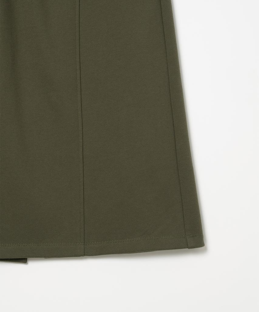 Milo Woman Belt Hole Maxi Skirt [Khaki]