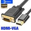 HDMI-Compatible To VGA Adapter HD 1080P Converter 1.8M Cable for Desktop Laptop PC TV Box Monitor