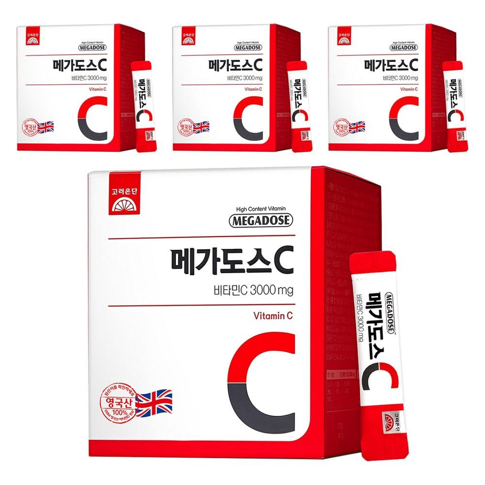 Megadose Vitamin C 3000mg 180g 4 Pcs