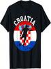 Croatia Croatian Football Croatian Flag Hrvatska Soccer Team T-Shirt