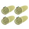 4 Pièces Pinces à Cheveux Fille Couleur Crème Macaron Motif à Carreaux Design Bouton Fruité Pinces à Cheveux Légères Prise Stable Respectueux du Cuir Chevelu Accessoires pour Cheveux