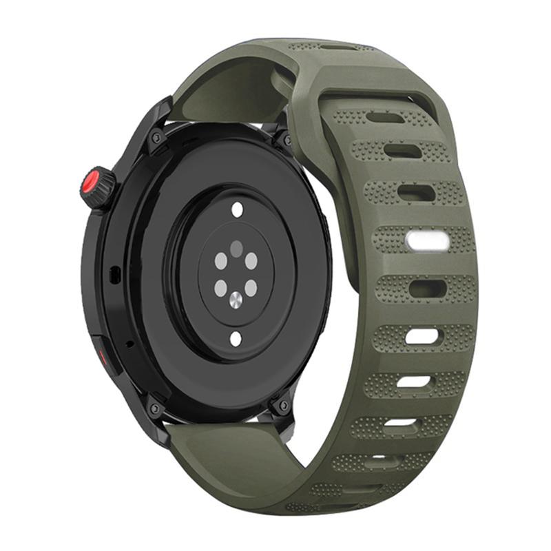 22/20mm Silicone Strap For Huawei Watch 5/4/GT6-5-4 GT5-6 Pro Amazfit Active 2/Bip 6-5 Sport Bracelet Galaxy Watch 7/6/5/4 Band