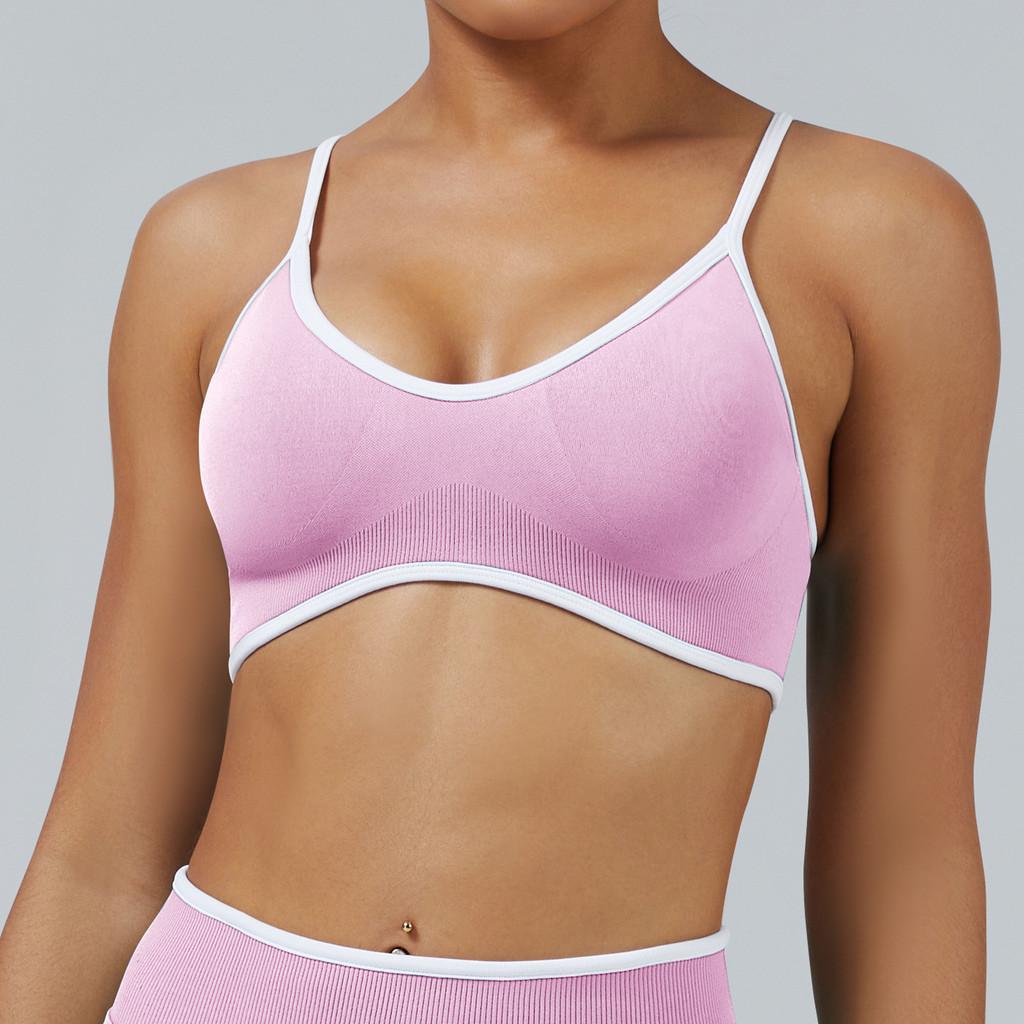 Youthful Activewear Sports Bra With Siliconefree Full Coverage Support For Yoga And Fitness Enthusiasts