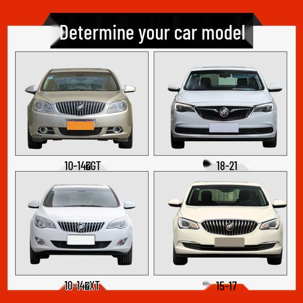 Compatible Front/Rear Bumpers for Buick Excelle Models (2010-2019) - Pre-painted