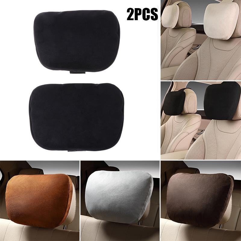 1 Pair Car Headrest Maybach Design S Class Ultra Soft Pillow Automobile Accessories For
