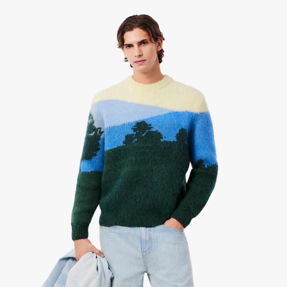 Lacoste Men's Holiday Jacquard Sweater AH5945-55N9IK
