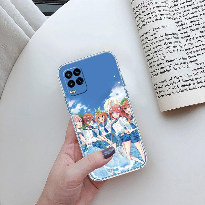 Miku Nino Itsuki Nakano Transparent Phone Case for Motorola Moto Edge 20 30 40 50 S30 Fusion Ultra Pro Neo Lite