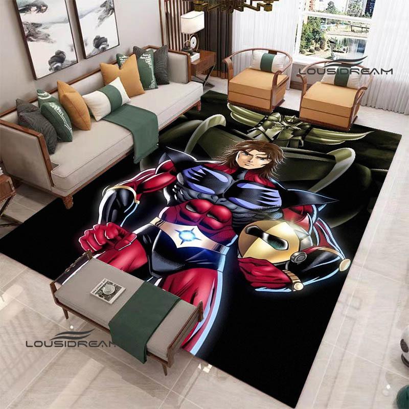 3D UFO ROBO GRENDIZER GOLDORAK Carpet Non-slip Carpet Outdoor Carpets Area Rug Home Bedroom Decor Rug for Bedroom Birthday Gift