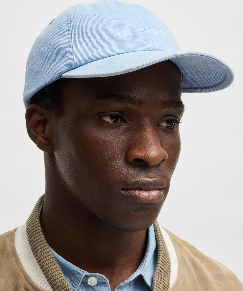 HUGO Signature Washed Cotton Twill Ball Cap 50533423_483