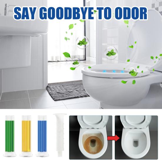 3 pièces puissant nettoyant pour toilettes Gel Texture salle de bain déodorant pour le nettoyage des odeurs taches d'urine nettoyant détartrant parfum frais longue durée