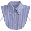 Detachable Stripe Shirt Fake Collar Commute Comfortable Fake Hand Sleeves Easy To Wear Decorative False Wrist Cuffs Office