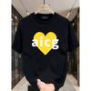 European Sizes Fashion Brand Printed Short-sleeved T-shirt for Men In Summer Heavy Pure Cotton Korean-style Japanese-style Printed Versatile Tops