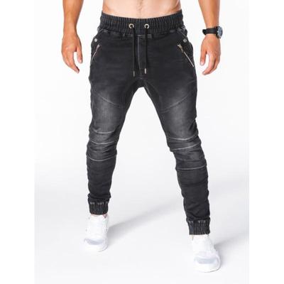 Heren Skinny Enkellange Spijkerbroek met Veters